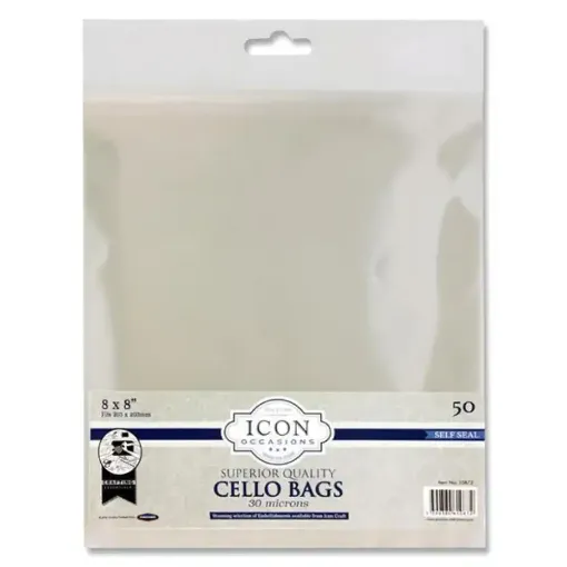 Picture of Self Seal Cello Bags 8"x8" Pack of 50