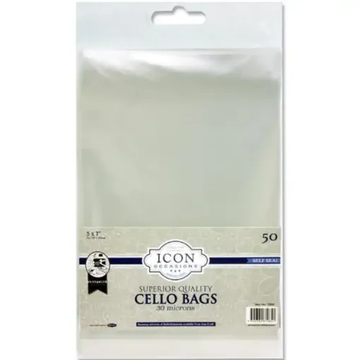 Picture of Self Seal Cello Bags 5"x7" Pack 50