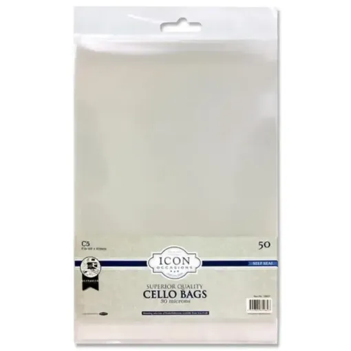 Picture of Self Seal Cello Bags C5 Pack of 50
