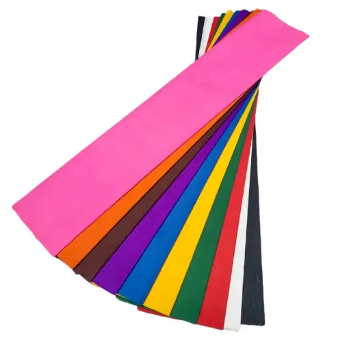 Picture of Paper Pick Crepe Paper 10 Assorted Colours