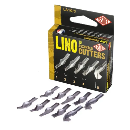 Picture of Essdee Lino Cutters 1-5 Assorted Pack of 10