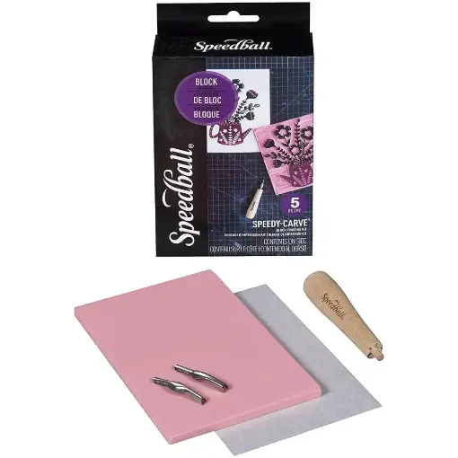 Picture of Speedball Speedy-Carve Block Printing 5 Piece Kit