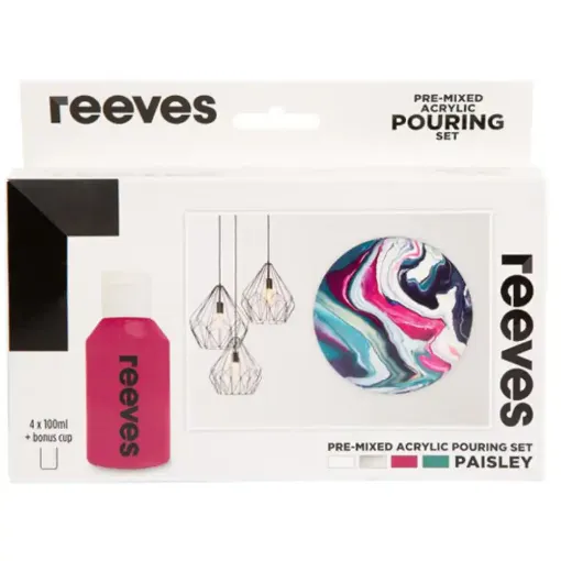 Picture of Reeves Pouring Acrylic Set Paisley