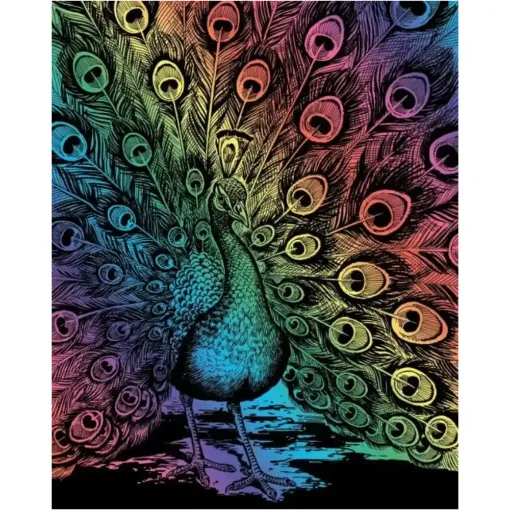 Picture of Artfoil Peacock Rainbow Scraper Foil