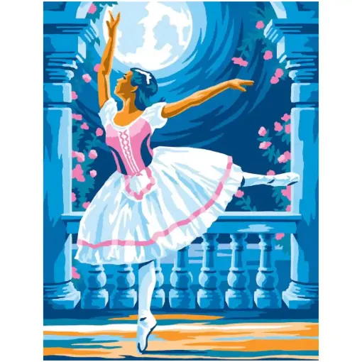 Picture of Medium Painting by Numbers Ballerina
