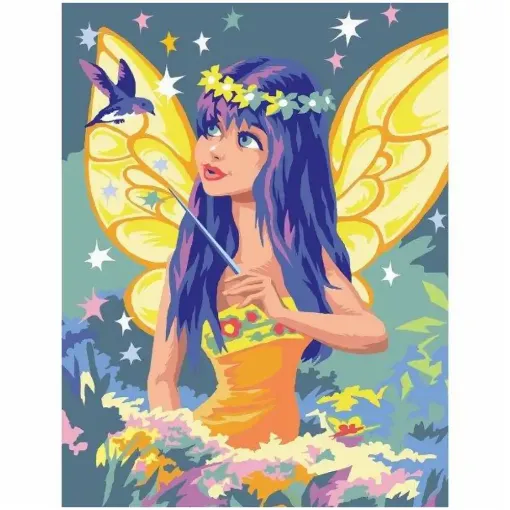 Picture of Medium Painting by Numbers Golden Fairy