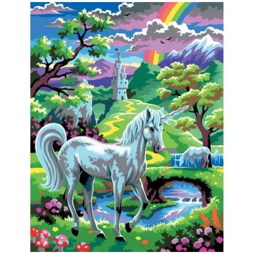 Picture of Medium Painting by Numbers Unicorn
