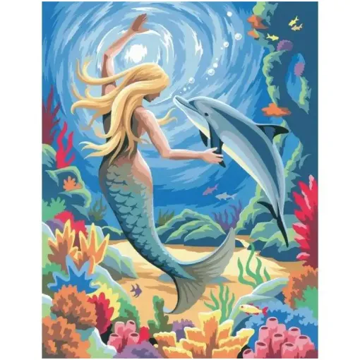 Picture of Painting by Numbers Mermaid - Medium Size