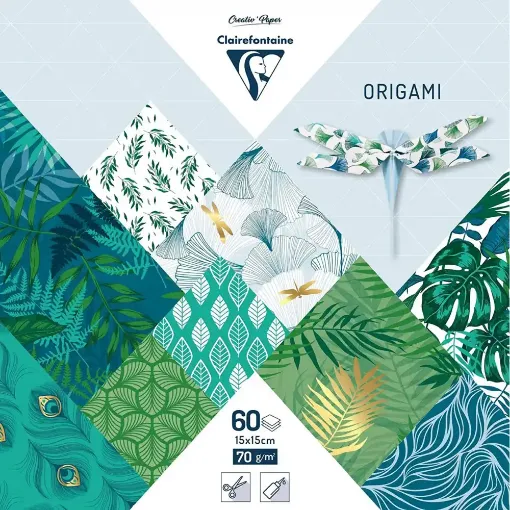 Picture of Origami Vegetal Chic Paper 60 Sheets