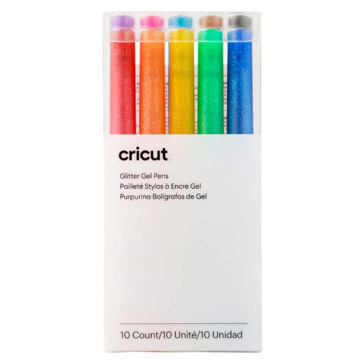 Picture of Cricut Glitter Gel Pens 0.8 mm Rainbow Set of 10