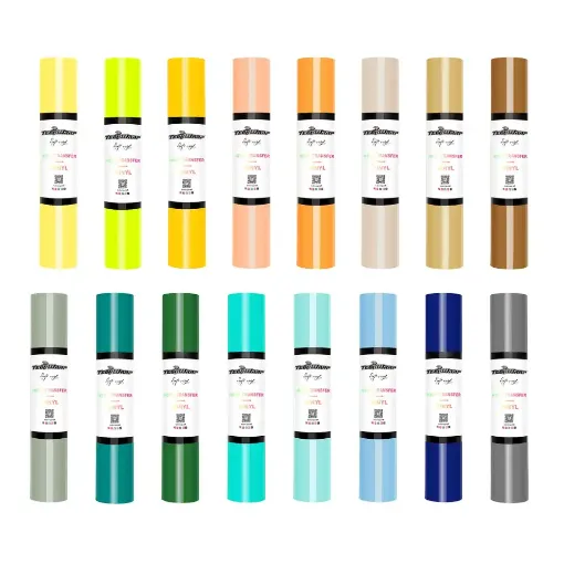 Picture of TeckWrap PU Heat Transfer Vinyl Range 12"X5FT ROLL