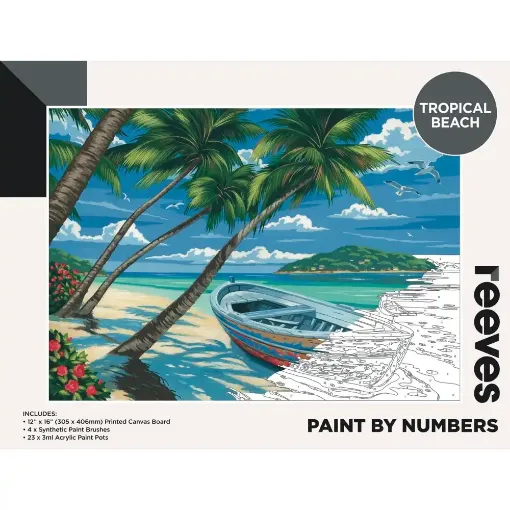 Picture of Paint by Numbers Tropical Beach
