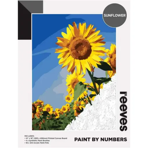 Picture of Paint by Numbers Sunflower