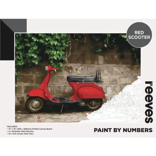 Picture of Paint by Numbers Scooter