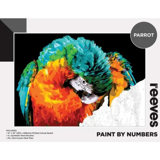 Picture of Paint by Numbers Parrot