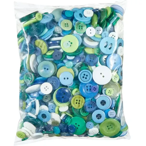 Picture of Buttons Cool Colours 500g