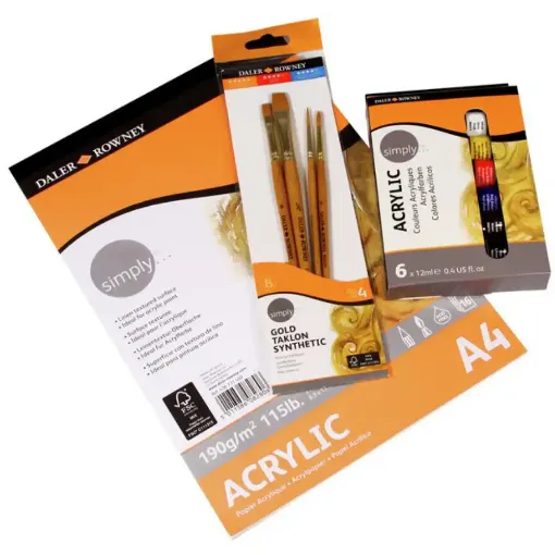 Picture of Daler Rowney Simply Acrylic Art Set 