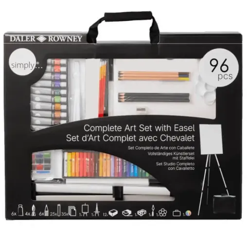 Picture of Simply Studio Complete Art 96 Piece Set with Easel