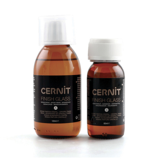 Picture of Cernit 120ml Epoxy Resin Bottle + 60ml Hardener