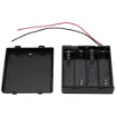 Picture of Kitronik 4xAA Covered Battery Holder with Switch &  Leads