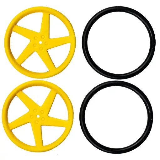 Picture of Kitronik Yellow Wheels