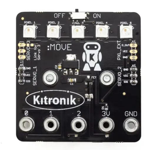 Picture of Kitronik Servo:Lite board for :MOVE mini