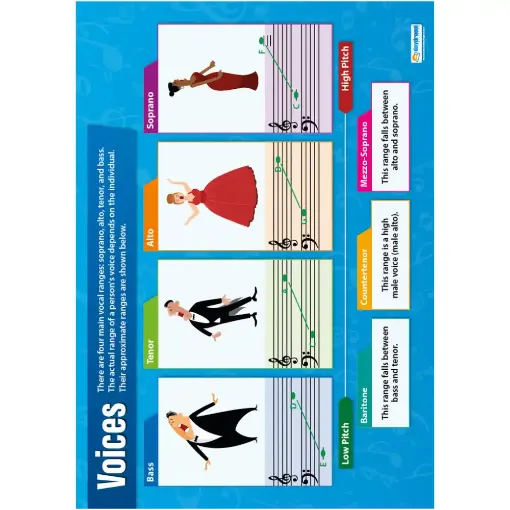 Picture of Voices Laminated Wallchart