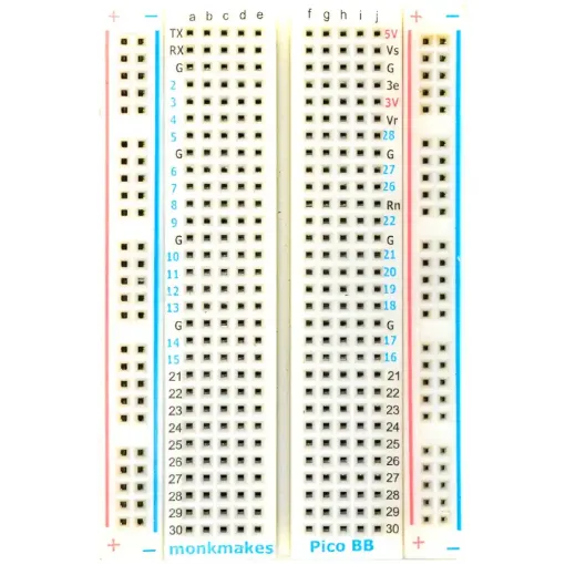 Picture of MonkMakes Breadboard for Raspberry Pi Pico