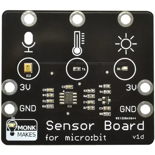 Picture of MonkMakes Sensor Board for the BBC micro:bit