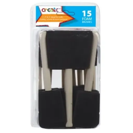Picture of Create Foam Brush  Pack of 15