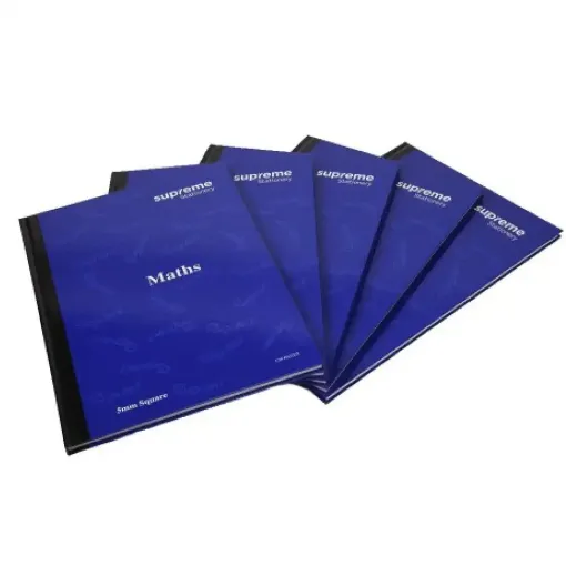 Picture of Hardback A4 Maths 5mm square 70gsm 120pg