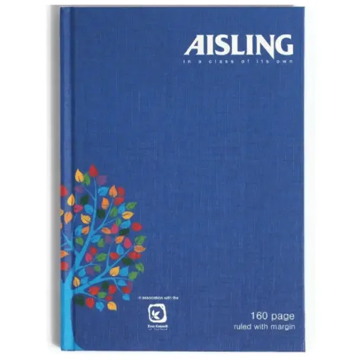 Picture of Aisling Notebook Ruled with Margin A5 160pg 