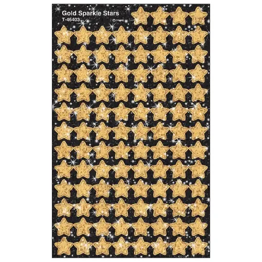 Picture of Trend Superspot Sparkle & Foil Gold Sparkle Stars