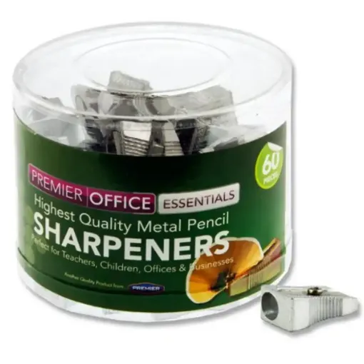 Picture of Premier Office Metal Pencil Sharpener Tub of 60