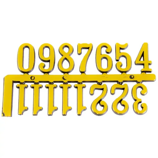 Picture of Self Adhesive Arabic Gilt Clock Numerals