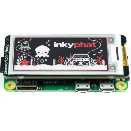Picture of Pimoroni Inky pHAT for Raspberry Pi (Black/White)
