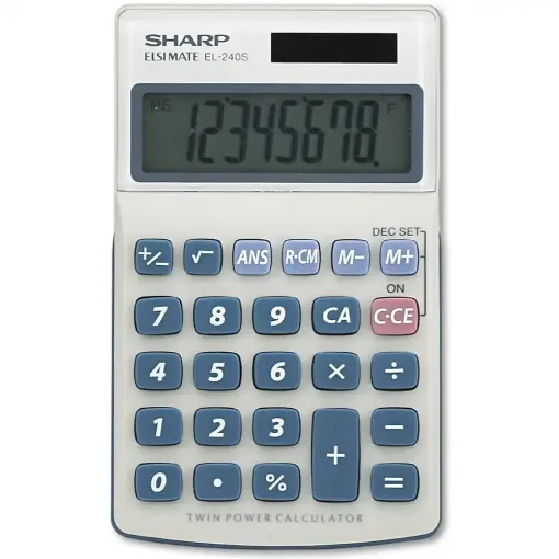 Picture of Sharp EL-240SB Calculator 