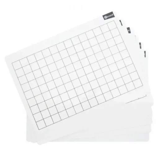 Picture of Dry White Board 2cm Grid Pack of 10