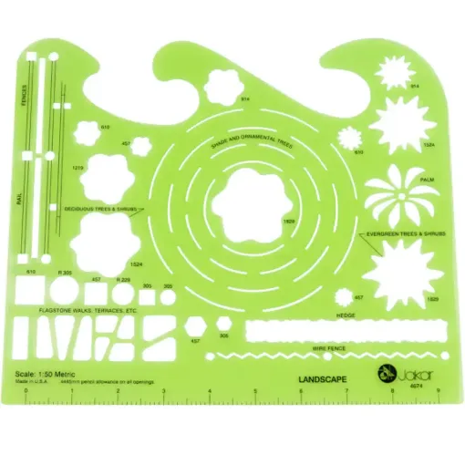 Picture of Jakar Landscape Template 202x171mm