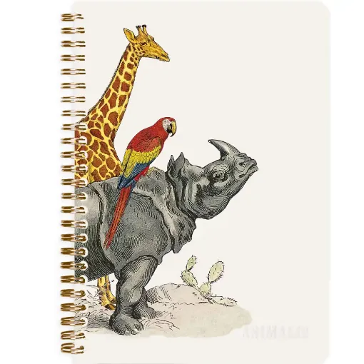 Picture of CF Animal Binded A5 Notebook 74 Sheets