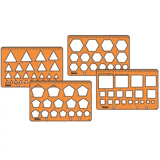 Picture of Helix  Shape Template Pack of 4 