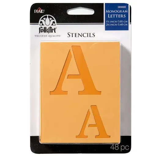 Picture of Value Stencils Monogram Letters/Numbers/Symbols