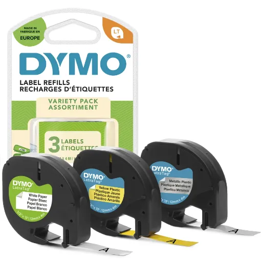 Picture of Dymo 3 Tape Starter Pack