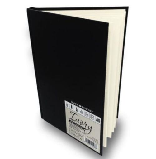 Picture of Daler Rowney Ivory Black Hardback A4 Sketch Book 85gsm