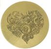 Picture of Manuscript Wax Seal Ornate Heart 25mm