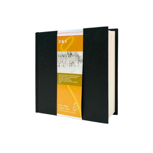Picture of Hahnemuehle D&S Sketch Book Black 14x14cm 140gsm