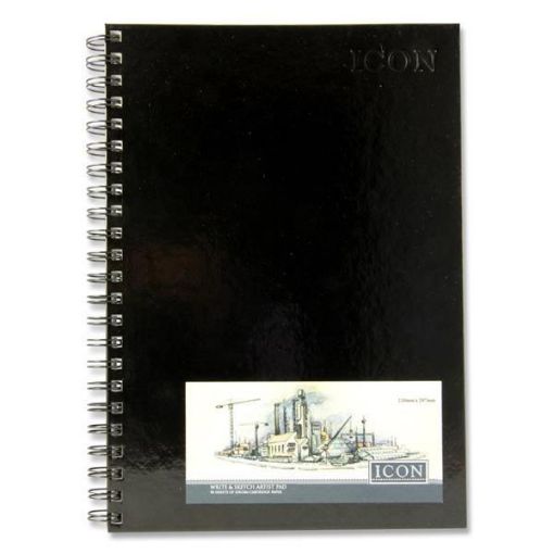 Picture of Icon Sketchbook Hardback A4 135g 50 Sheets
