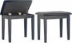 Picture of Stagg Piano Bench with Black Vinyl Top & Storage 