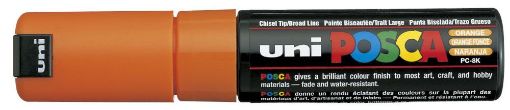 Picture of Posca PC-8K Broad Chisel Marker 8mm Orange Single
