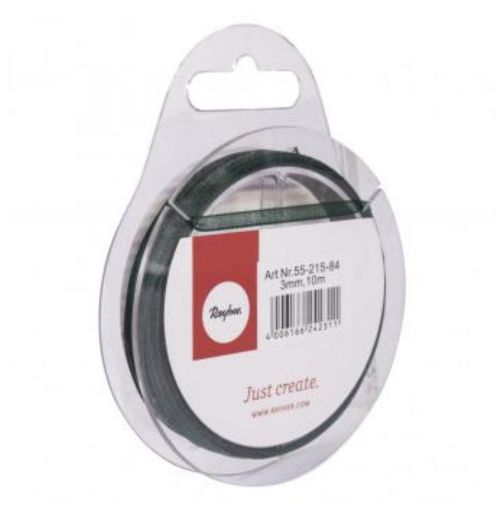 Picture of Rayher Organza Ribbon Antique Green 3mm x10 m OBS24